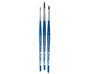 da Vinci Student Series Forte Lot de Pinceaux de Peinture pour Débutants 3 Brosses