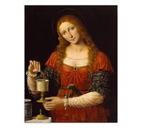 Da Vinnci Kit de peinture St Marie Madeleine à faire soi-même 5D avec points de perçage, décoration murale, 40,6 x 50,8 cm