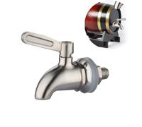 Da.Wa Robinet de Tonneau en Inox,Robinet Vinaigrier,Robinet de Distributeur de Boissons,Robinet pour Tonneau de Vin ou Bière 16mm