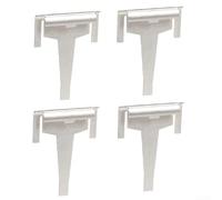 Da61-06796a Lot de 4 clips de rechange en aluminium argenté pour évacuer l'accumulation de glace dans les modèles compatibles comme Rb195abwp, assure un débit d'eau fluide et un refroidissement