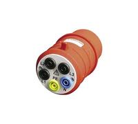 DAA-16 Adaptateur de mesure mâle CEE 16 A 5 pôles - femelle 4 mm