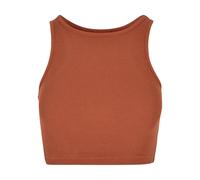DÃÂ©bardeur court cÃÂŽtelÃÂ© femme Urban Classics Marron 5XL
