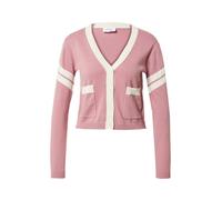Daahls by Emma Roberts exclusively for ABOUT YOU Cardigan 'Inga' rose / blanc naturel, Taille XXL