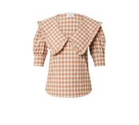 Daahls by Emma Roberts exclusively for ABOUT YOU Chemisier 'Gina' marron / blanc, Taille L