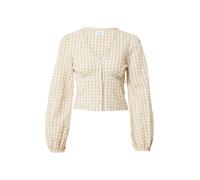Daahls by Emma Roberts exclusively for ABOUT YOU Chemisier 'Hailey' beige / blanc, Taille XS
