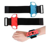 DAAIZIII 2 Paquets Bracelet Réglable Pour Just Dance Et Zumba Burn It Up,Brassard Compatible Avec Switch Joy-Cons,pour Adultes Et Enfants