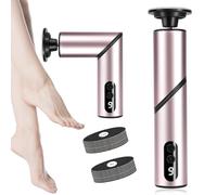 Daakro Extracteur de callus électrique pliable 2 en 1, kit d'élimination des callosités de pied, avec 9 réglages de vitesse réglables, ce grattoir sans fil avec un design rechargeable est idéal pour