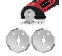 Daakro Lot de 2 lames de rechange, 4 V (1-1/2"), compatibles avec ciseaux électriques sans fil, coupe-carton, pour cuir, tapis, coupe, couture