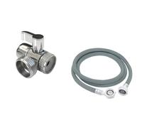 Daan Tech Diverteur de Robinet pour Lave-Vaisselle avec Tuyau d’Alimentation - Accessoires Lave-Vaisselle Bob - Raccordement Facile au Robinet et à l’Arrivée d’Eau - Kit d’Installation de Remplacement