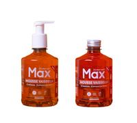 Daan Tech - Max Liquide Vaisselle Mousse - Dégraissant Ultra Puissant - Nettoyage Vaisselle Efficace - Haute Performance - Fabriqué en France - Flacon 350 ml (lot de 2)