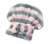 DAaomi 1PC/2PC/3PC Serviette Microfibres Cheveux Serviette De Séchage pour Cheveux avec Boutons, Serviette Turban Bonnet De Séchage Rapide pour Sécher Les Cheveux Bouclés, Longs Et épais