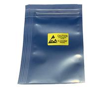 Daarcin Lot de 100 sacs antistatiques avec étiquettes pour disque dur 8 x 12 cm