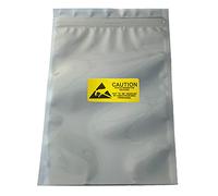 Daarcin Lot de 100 sacs antistatiques de qualité supérieure refermables pour disque dur SSD de 3,5" avec 100 étiquettes, sacs antistatiques pour conduite manuelle ou divers appareils électroniques 15