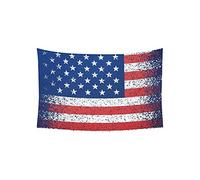 Daawqee Tapisseries Tapestry American Independence Day Background Flag Tapestries Wall Hanging Flower Psychedelic Tapestry Wall Hanging Indian Dorm Decor Living Room Bedroom 60 X 80 inch