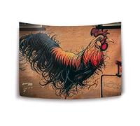 Daawqee Tapisseries Tapestry Wall Hanging, Cock Mural Wall Tapestry with Art Nature Home Decorations for Living Room Bedroom Dorm Decor in 51x60 inches