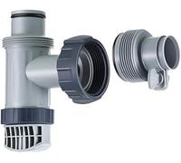 Daaxing adaptateur de tuyau de rechange pour valve de réservoir de piscine, adaptateur de tuyau type B pour Intex, filtre avec valve à piston (1 ensemble)