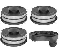 Daaxing Bobine de rechange pour débroussailleuse Einhell Gc-Et 4530 3405685 - Bobine de rechange pour débroussailleuse (3 bobines + 1 capuchon)