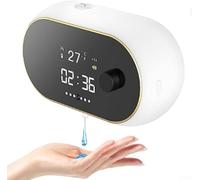 Daaxing Distributeur automatique de savon liquide de 450 ml, montage mural, sans contact, avec capteur IR et température, distributeur de savon rechargeable par USB, pour cuisine et salle de bain
