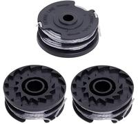 Daaxing Lot de 3 bobines de fil de rechange pour débroussailleuse Greenworks G40ltk2/G40ltk2x/G40lt/2101507, bobines de fil en nylon, longueur 9 m, diamètre du filetage 1,65 mm
