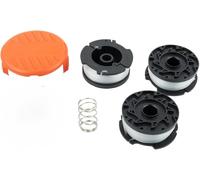 Daaxing Lot de 3 bobines de fil et couvercle de rechange pour débroussailleuse Black and Decker Cap AF100 GL280, GL301, GL425, GL430, 3 bobines de fil et 1 couvercle de bobine de rechange
