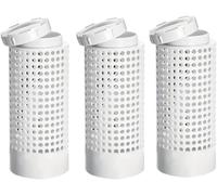 Daaxing Lot de 3 composteurs de vers ventilés dans le sol, 30,5 x 15,2 x 15,2 cm avec couvercle, pour déchets alimentaires, pour extérieur et jardin