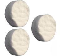 Daaxing Lot de 3 éponges rondes en laine de céramique pour poêle à bioéthanol/brûleur au bioéthanol 8,6 x 1,2 cm