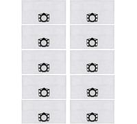 Daaxing Lot de 5/10 sacs filtrants en polaire pour aspirateur Karcher Kfi357 Ka40 Wd2 Plus Wd3 Wd3s Se4001 Se4002 Accessoires de rechange (10 pièces)