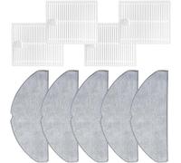 Daaxing Lot de 9 chiffons de rechange pour aspirateurs robot Conga 7490 Ultimate X-Treme, 7490 Ultimate Genesis
