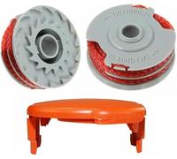 Daaxing Tête de rechange pour débroussailleuse Flymo Contour 500 Power Plus 500 et 500XT, bobine et ligne complètes