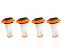 Daaxing ZR009010 Lot de 4 filtres HEPA compatibles avec aspirateur Rowenta X-Force for Flex 9.60 pour Allergy RH2038WO RH2037WO RH2039WO, lavables et réutilisables