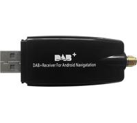 DAB+009 Radio numérique de voiture plug-in, boîte DAB européenne, Android 5.1 et supérieur, interface USB spéciale avec indicateur de fonctionnement, noir