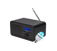 Denver DAB-30BLACK Radio portable 1W RMS - Personnel Numérique Noir, DAB + radio numérique, Fonctionne sur 230V ou piles Noir G