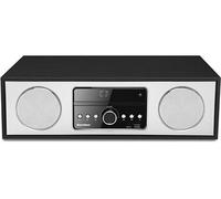 Karcher Dab 4500CD Système Compact avec Lecteur CD (Bluetooth et UKW/Dab+ Radio - Boîtier en Bois élégant avec 2 Haut-parleurs stéréo 15 W RMS - Réveil USB et télécommande