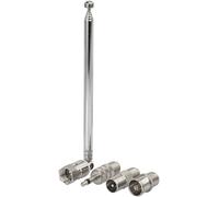 Dab Antenne Radio Fm Récepteur Av 75 Ohm Unbal F Adaptateur Antenne Télescopique F Vers Adaptateur Tv