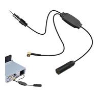 DAB Antenne Séparateur, Dab Splitter Voiture SMB Adaptateur DIN Plug, Antenne Voiture DAB pour Autoradio, Adaptateur Antenne FM/AM vers DAB, Compatible Blaupunkt Sony Kenwood Pioneer JVC Alpine 34.5cm