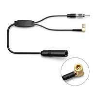 Dab Antenne Séparateur Voiture, 60cm, Adaptateur Antenne Autoradio Pour Voiture Avec Antenne DAB Voiture, Dab Antenna Splitter Pour Antenne Voiture Et Cable Antenne Compatible Avec Réception Numérique