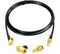 Dab Antenne SMB Adaptateur Autoradio SMB Femelle à SMB Câble Pigtail RG174 100cm Dab Câble Antenne pour Blaupunkt TechniSat Pioneer Sony Kenwood Alpine JVC