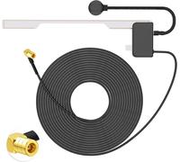 Dab Antenne Voiture FM AM SMB Adaptateur Dab Autoradio avec Support en Verre d'antenne de fenêtre Dab de 3 mètres pour Blaupunkt Pioneer Clarion Alpine