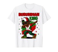 Dab Boy Drapeau Burundi Fierté Cool Design Burundais Garçons Enfants T-Shirt