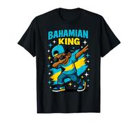 Dab Boy Drapeau des Bahamas Pride Cool Bahamian Boys and Kids T-Shirt