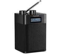 Dab/Dab+ Radio Numérique et FM,Radio Intégrée Alimentée par Batterie 2200 mAh,Portable & Rechargeable Dab Radios avec Disque Bluetooth/U,80 Stations Préréglées,Prise Casque,Ecran LED