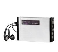 DAB+ Digital 174.928MHz-239.200MHz FM Radio 5EQ Bass Haut-parleurs Preset Music Player
