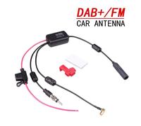 DAB + FM + adaptateur de câble séparateur d'antenne d'antenne stéréo de voiture 12V amplificateur de Signal Radio amplificateur de Signal d'antenne FM/AM accessoires de voiture AM FM DAB Carantenna