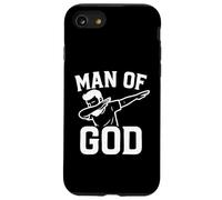 Dab for Jesus Father’s Day Man of God Christian Dad Funny Coque pour iPhone SE (2020) / 7 / 8