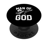 Dab for Jesus Father’s Day Man of God Christian Dad Funny PopSockets PopGrip Adhésif