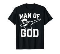 Dab for Jesus Father’s Day Man of God Christian Dad Funny T-Shirt