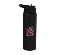 Dab Fruit Dabbing dansant Fruit du dragon Meme Stainless Steel Insulated Water Bottle