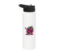Dab Fruit Dabbing dansant Fruit du dragon Meme Stainless Steel Insulated Water Bottle