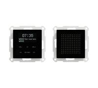 DAB+ Kit de prise radio Bluetooth avec haut-parleur, noir pour système Merten M, radio DAB Bluetooth intégrée, réveil