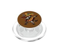 Dab Mexican Donkey Poncho Sombrero Kids Funny Cinco de Mayo PopSockets PopGrip pour MagSafe